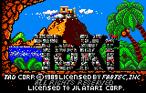 Toki title screen for Atari Lynx